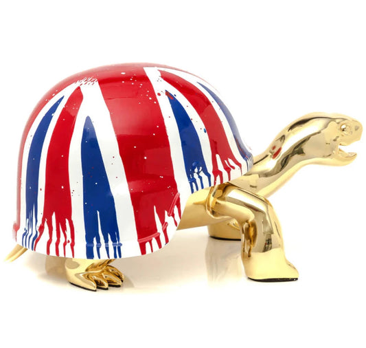 Diederik van apple art sculpture