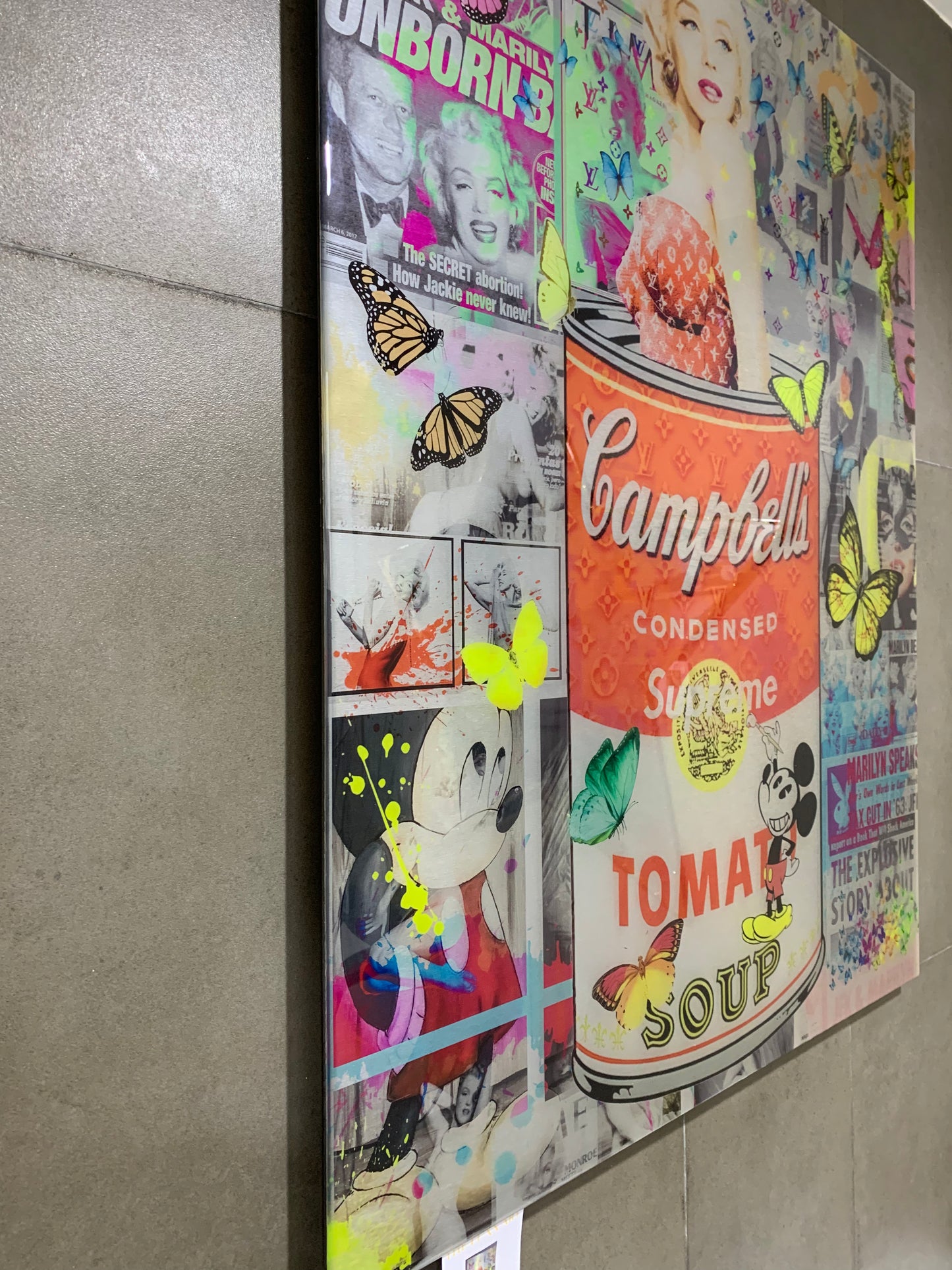 Supreme soup wall art painting diederik van apple