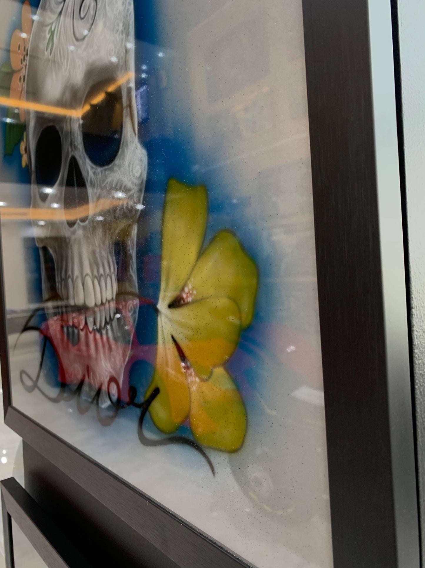 Dior skull painting buy