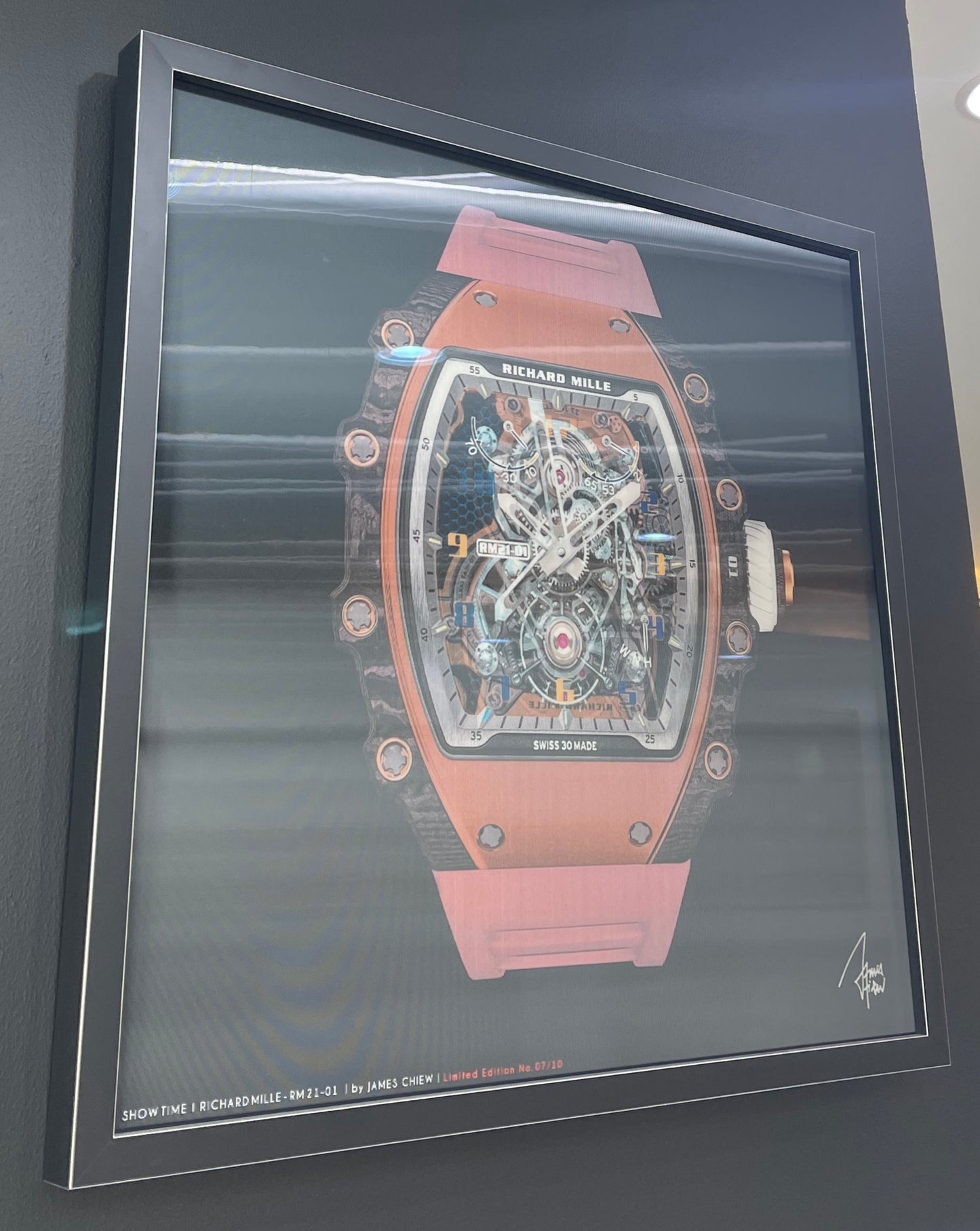 Richard Mille wall art