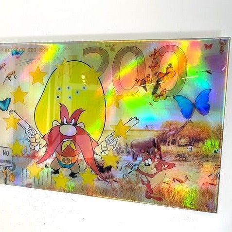 Van apple cartoon art painting