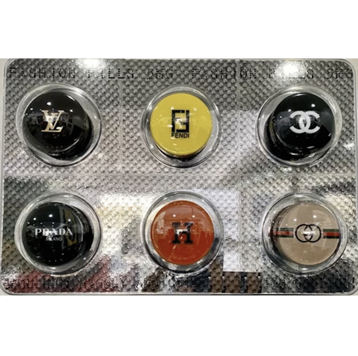 Fashion pill wall art