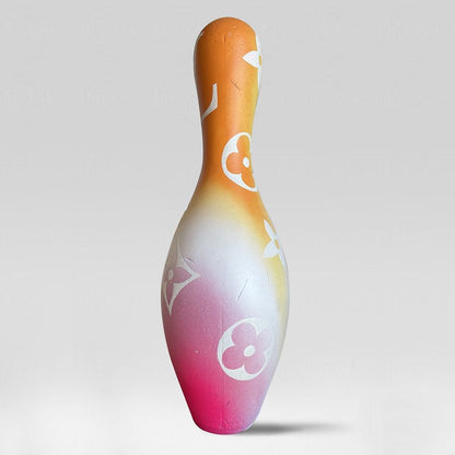 Bowling pin louis vuitton painting