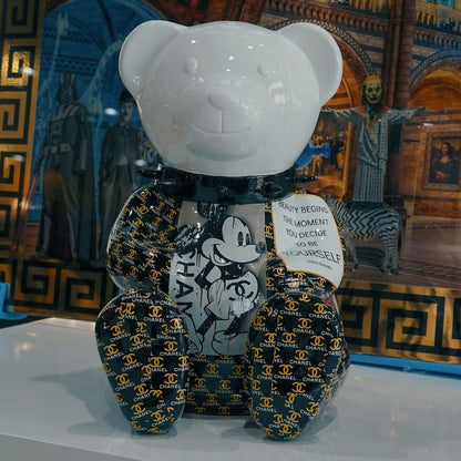 Teddybear chanel sculpture