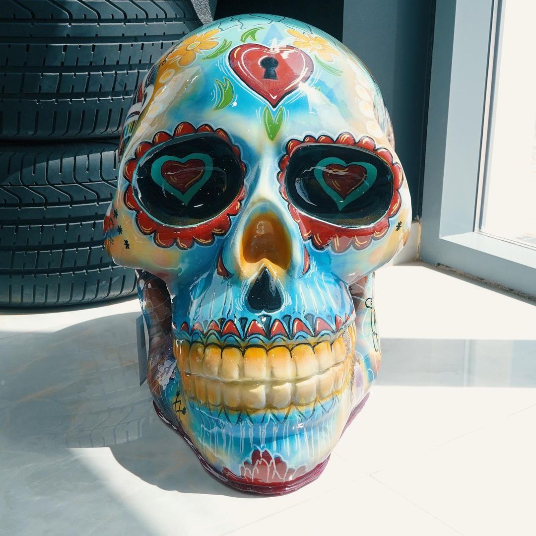 Art skull buy paint
