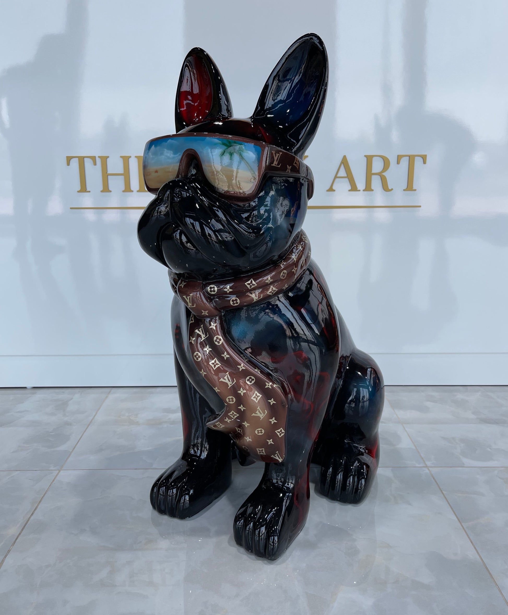 Dog sculpture art buy online 
