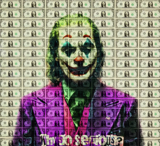 Joker art painting van apple