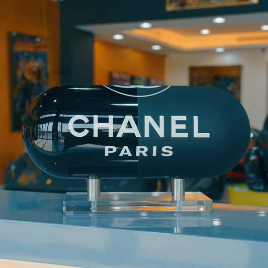 Chanel pill sculpture object art