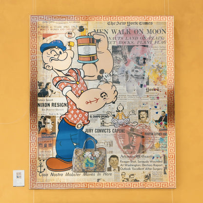 Popeye art painting buy