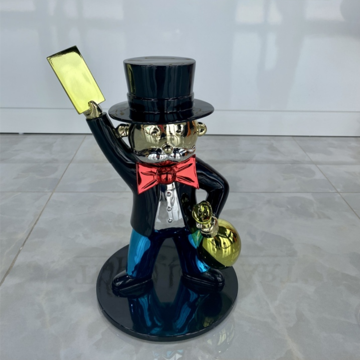 Mister monopoly sculpture