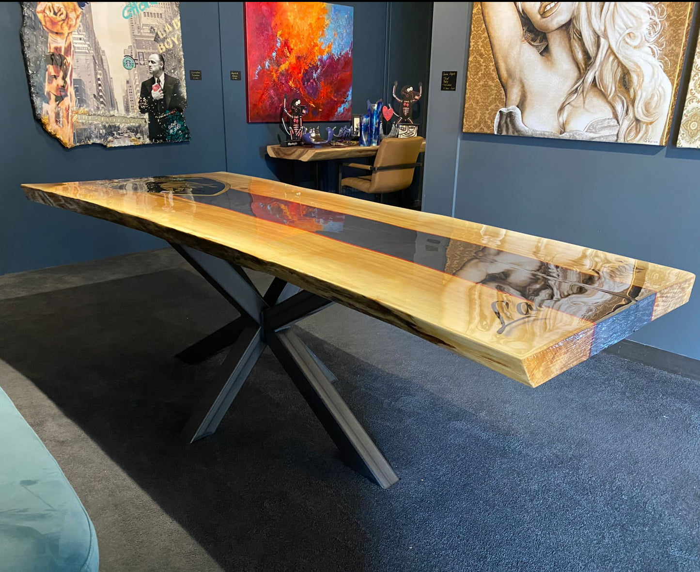Lamborghini wooden table