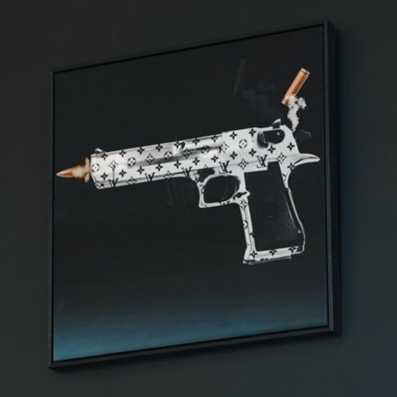 Louis Vuitton Gun Painting by Street Art - Fine Art America