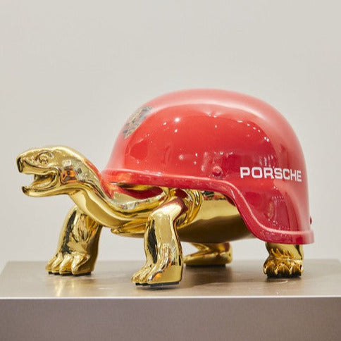 Diederik van apple gold turte art porsche