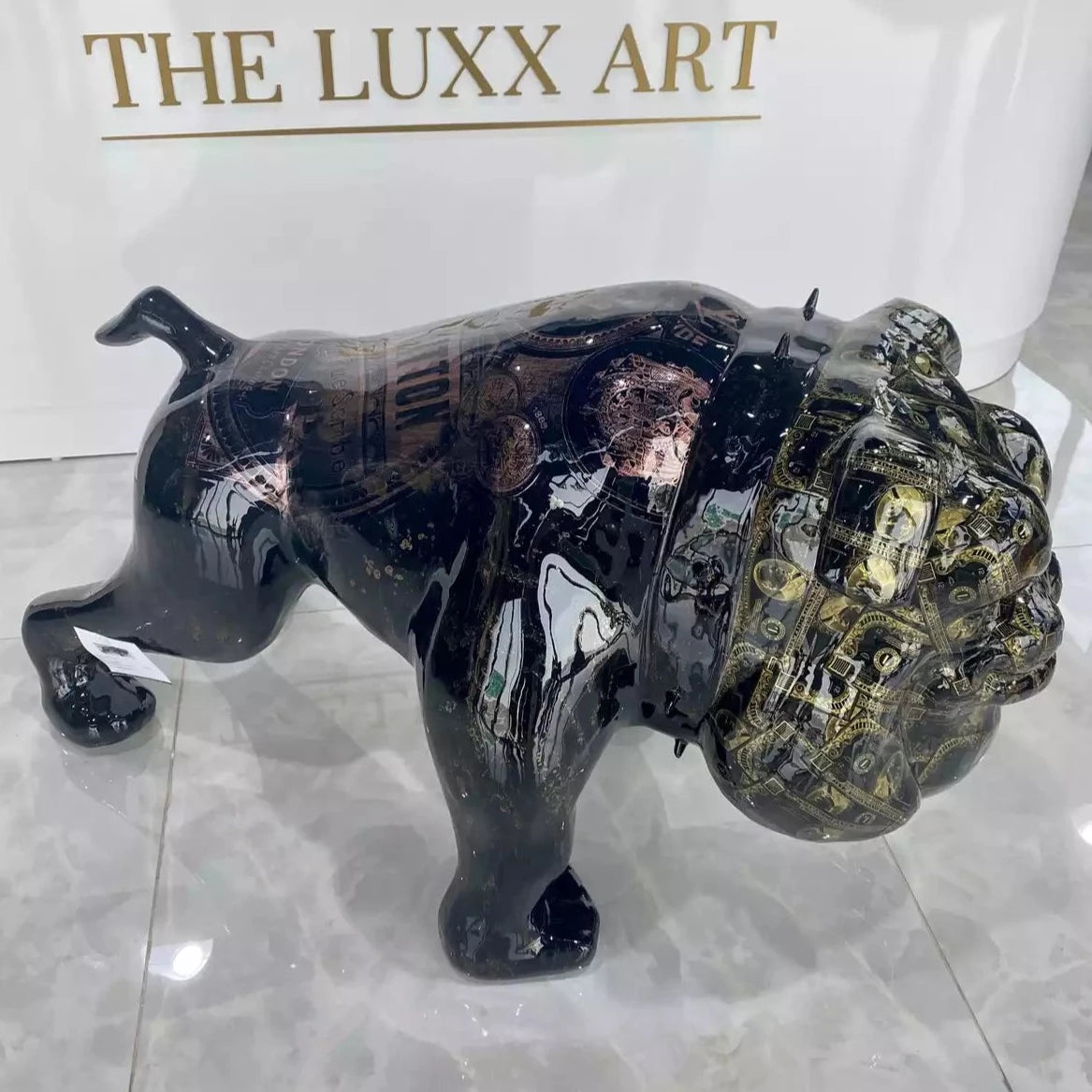Custom Louis Vuitton & Supreme Design Bulldog-Black & White – HT Animal  Supply LLC