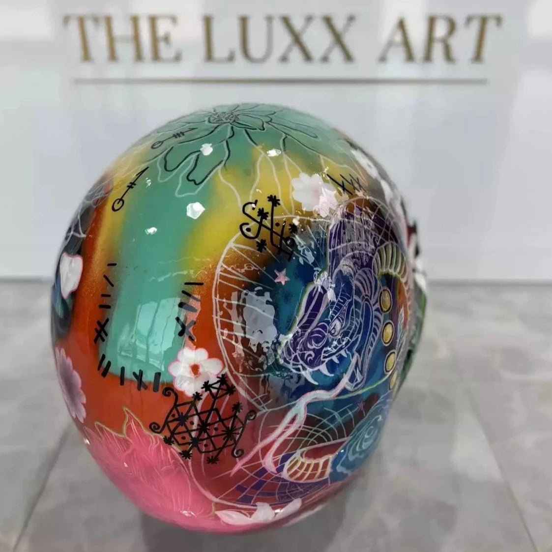 luxury painted sculpture buy online